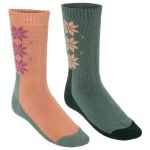 Носки из мериноса Kari Traa Wool Sock 2 Pack, цвет Dusty Midtone Green - фото