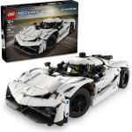 Пластиковый конструктор Technic 42184 гиперкар koenigsegg jesko absolut white (801 деталь) Lego - фото