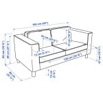 Диван PÄRUP 2, Гуннаред бежевый IKEA - фото 6