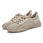 Кроссовки мужские Lifestyle Shoes Men Low-Top Beige Aipsen - фото 3