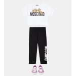 Футболка Teddy Bear из смесового хлопка Moschino, белый - фото 2