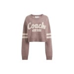 Свитер женский розовый Coach - фото