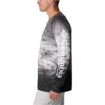 Рубашка Columbia Super Terminal Tackle Long Sleeve, цвет Black/Americana/Deepsea Fade - фото 3