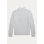 Лонгслив с длинными рукавами COTTON INTERLOCK QUARTER-ZIP PULLOVER Polo Ralph Lauren, серый - фото 2