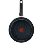 Набор сковородок Tefal "Generous Cook", алюминий, (набор, 2 шт., по 1 сковороде Ø 20/28 см, В: 4,5/5 см), антипригарное покрытие, термосигнал, глубокая, все виды плит, индукция Ø 28 см, черный - фото 4