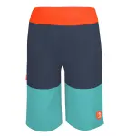 TROLLKIDS уличные брюки "KIDS KROKSAND SHORTS", цвет Dark Navy/Glow Orange/Dusky Turquoise - фото