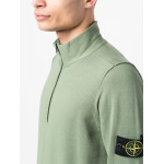 Stone Island толстовка на молнии с логотипом Compass, зеленый - фото 5