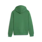 Толстовка PUMA с капюшоном "ESS+ 2 COL BIG LOGO HOODIE FL B", зеленый - фото 2