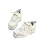 Детские кроссовки для скейтбординга Kids Low-top White Jeep, бежевый - фото 6