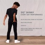 Джинсы Levi's 510 Skinny-Fit 365 Performance для мальчиков 4–20 лет Levi's, черный - фото 7