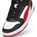 Кроссовки PUMA "RBD GAME JR", цвет Puma White-For All Time Red- Puma Black-Gold - фото 5