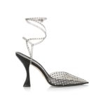 Туфли с глэм-запахом Stuart Weitzman, черный - фото