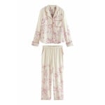 Пижамный комплект BUTTON THROUGH SET REGULAR FIT Laura Ashley, зеленый - фото 2