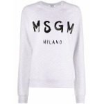 MSGM толстовка с логотипом, серый - фото