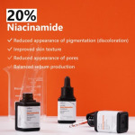 Сыворотка Hyper Niacinamide 20 20 мл с 10-кратной концентрацией гиалуроновой кислоты — помогает сузить расширенные поры и выровнять тон кожи Isntree - фото 3