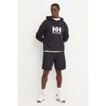 Толстовка с логотипом HH из хлопка Helly Hansen, черный - фото