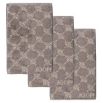 Полотенце для рук Joop! Classic / Infinity 3er Pack, 100x10x50 см, коричневый - фото 2