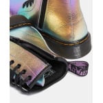 Кожаные ботинки для девочек 1460 Rainbow Crinkle Dr. Martens, мультиколор - фото 7