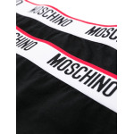 Moschino комплект из двух трусов-брифов с логотипом, черный - фото 4