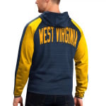 Мужская спортивная куртка Carl Banks Navy West Virginia Mountaineers Neutral Zone реглан с молнией во всю длину спортивная куртка с капюшоном G-III - фото 2