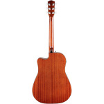 Акустически-электрическая гитара Fender CD-140SCE All-Mahogany Dreadnought с корпусом из красного дерева - фото 3