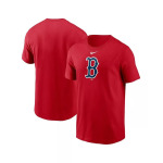 Мужская красная футболка с логотипом Boston Red Sox Fuse Nike, красный - фото