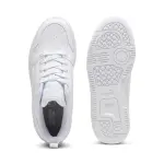 Кроссовки PUMA "REBOUND V6 LO JR", цвет Puma White-Cool Light Gray - фото 4