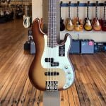 Басс гитара Fender American Ultra Precision Bass - Mocha Burst w/Rosewood - фото