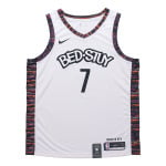 Футболка nba city limited jersey sw fan edition 2019 2020 сезон brooklyn nets durant № 7 Nike, белый - фото