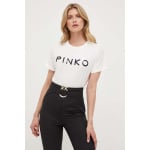 Футболка из хлопка Pinko, бежевый - фото