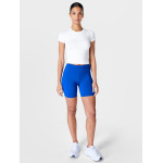 Укороченный бесшовный тренировочный топ Sweaty Betty Athlete, белый - фото 3