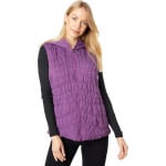 Утепленный жилет Avec Les Filles Quilted Knit Membrane Hooded Vest, цвет Berry - фото 4