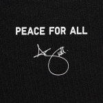 Футболка Uniqlo Peace For All Adam Scott, черный - фото 7