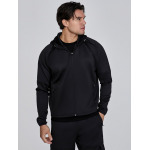 Худи SikSilk Zip-Up Hoodie, черный - фото 2