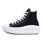 Конверсы Chuck Taylor All-Star Move Hi Black (женские) - фото