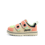 Детские кроссовки для скейтбординга Kids Low-top бежевые Jeep, зеленый - фото