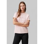 Футболка с принтом MONOLOGO REGULAR Calvin Klein Jeans, розовый - фото 3