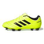 Футбольные бутсы Copa 19.4 Kids Kids Low-top Neon Yellow Adidas - фото