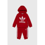 Детский спортивный костюм adidas Originals HOODIE SET, красный - фото