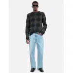 Джемпер THE KOOPLES Wool Crew Neck, цвет green/navy - фото