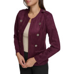 Куртка Tommy Hilfiger Scuba Suede Band Jacket, цвет Winetasting - фото 2