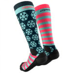 Лыжные носки Dynafit FT Graphic Socks, цвет Marine Blue/Flag - фото