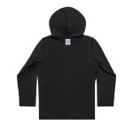 Футболка Balenciaga Long-Sleeve Hooded T-Shirt, цвет Faded Black - фото 2