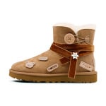 Женские мини-сапоги Bailey Bow II Snow Boots Chestnut Ugg - фото