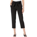 Брюки DKNY High-Waisted Tie Front Pants, черный - фото 4