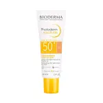 Тональный крем легкой текстуры SPF 50 Photoderm Aquafluide Bioderma, цвет dorado - фото