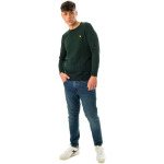 Толстовка Lyle & Scott Cotton Merino, зеленый - фото 4