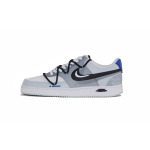 Кроссовки Nike Court Vision 1 Skateboarding Shoes Men Low-top Black/white/gray/blue, светло-серый - фото 2