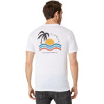 Футболка VISSLA High Tide Comp Lite Performance Short Sleeve Tee, белый - фото 4