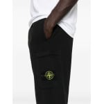 Stone Island спортивные брюки средней посадки, черный - фото 5